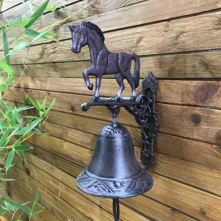 campana da porta vista intera cavallo