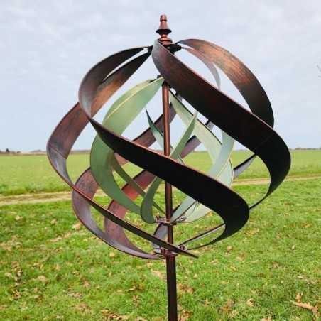 Mulino a vento decorativo da giardino Modello Brissac Altezza 212 cm