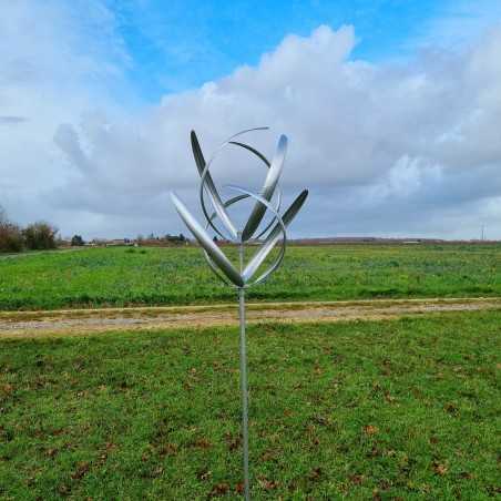 Mulino a vento decorativo da giardino in metallo OLERON