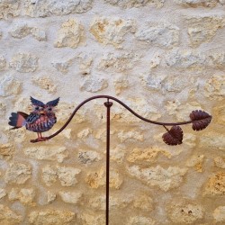 Bilanciere bilanciato con gufo in metallo 114x9 38,90 € LEZARD DU JARDIN