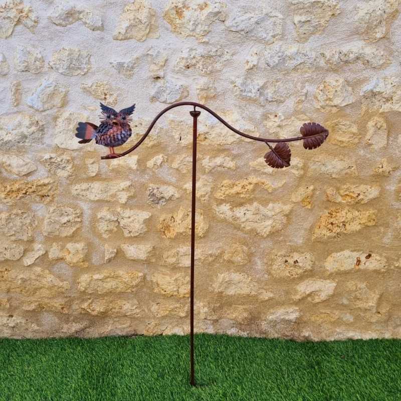 Bilanciere bilanciato con gufo in metallo 114x9 38,90 € LEZARD DU JARDIN