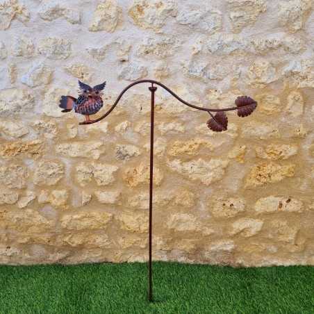 Bilanciere bilanciato con gufo in metallo 114x9 38,90 € LEZARD DU JARDIN