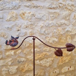 Bilanciere bilanciato con gufo in metallo 114x9 38,90 € LEZARD DU JARDIN