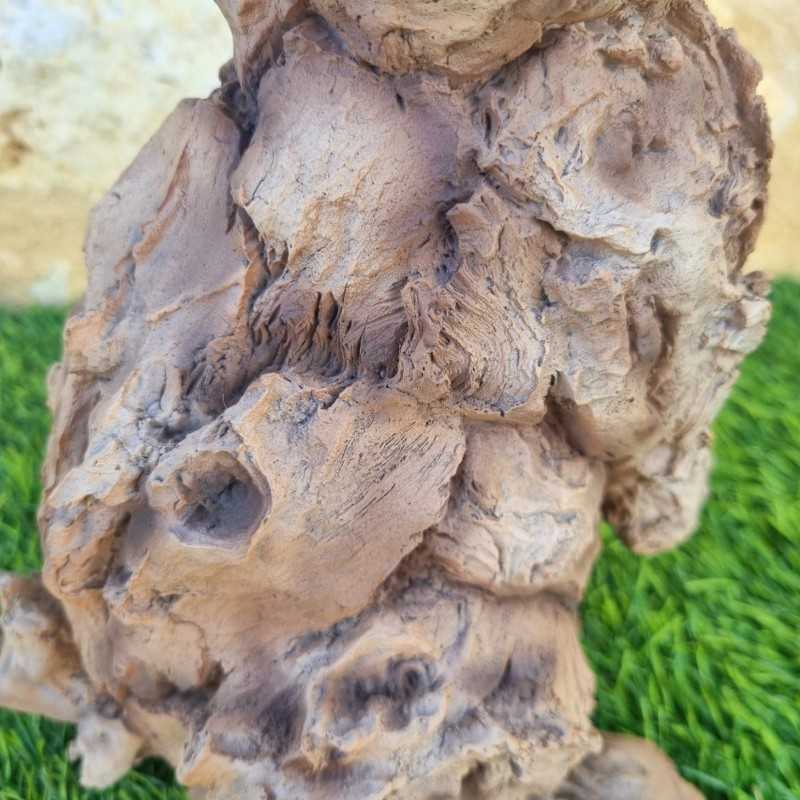 Coniglio in resina effetto legno