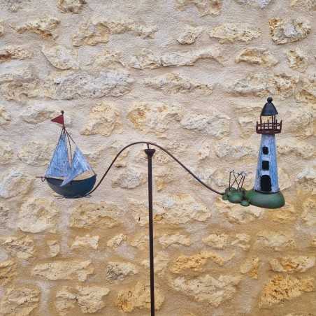 Bilanciere faro e barca