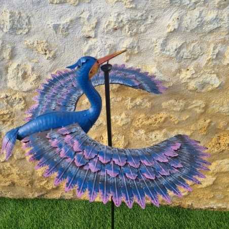 Bilanciere grande uccello viola