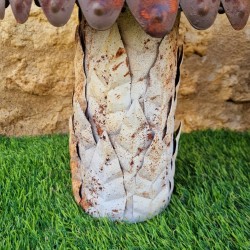Funghi in ferro beige marrone ruggine