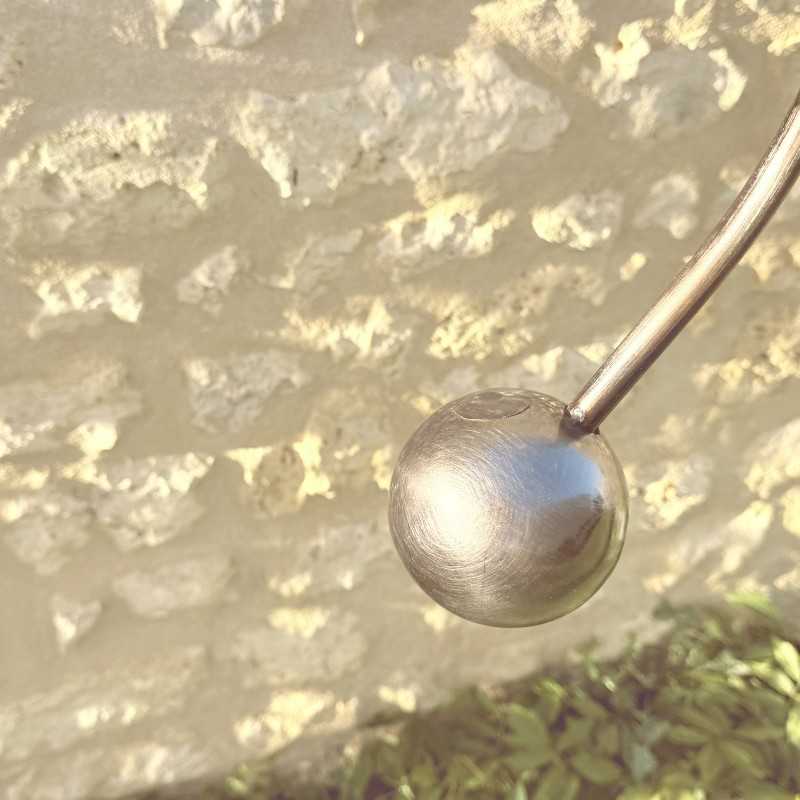 Mobile de jardin inox “Hirondelles en vol” – Sculpture poétique et équilibrée – Lézard du Jardin