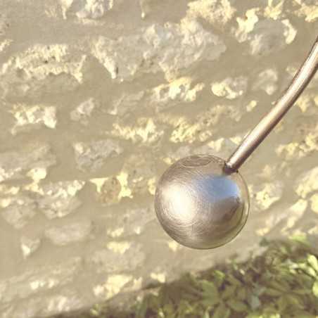 Mobile de jardin inox “Hirondelles en vol” – Sculpture poétique et équilibrée – Lézard du Jardin